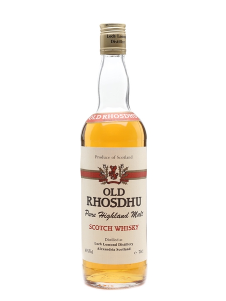 Old Rhosdhu Bottled 1990s - Loch Lomond 70cl / 40%