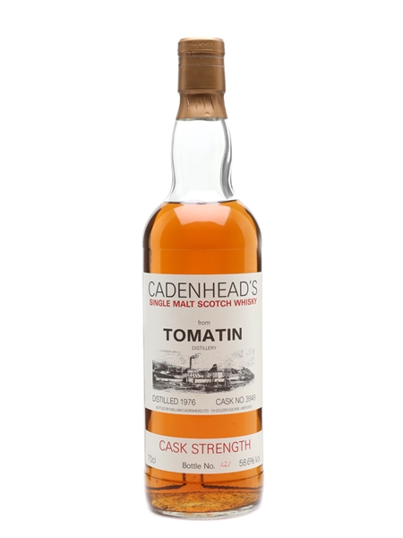 Tomatin 1976 Cask Strength Cadenhead's - White Label 70cl / 58.6%