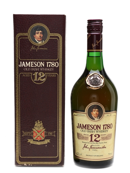 Jameson 1780 12 Year Old Bottled 1980s 75cl / 43%