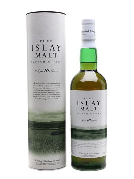 Pure Islay Malt 10 Year Old Sainsbury's Supermarkets 70cl / 40%