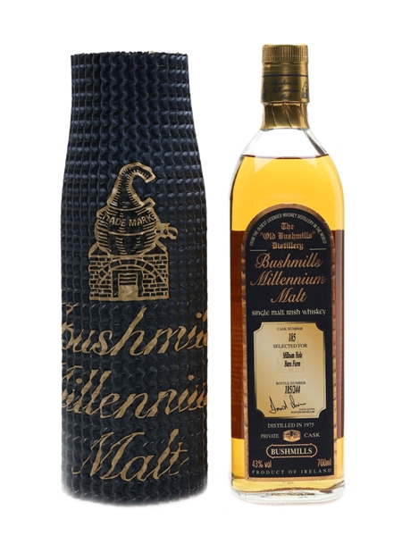 Bushmills 1975 Millennium Private Cask Number 185 70cl / 43%