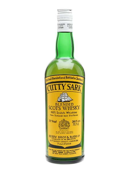 Cutty Sark Bottled 1970s 75.7cl / 40%