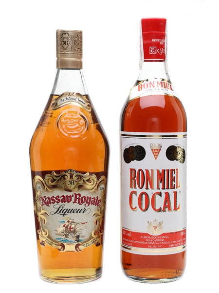 Bacardi Nassau Royale & Tejina Ron Miel  2 x 100cl