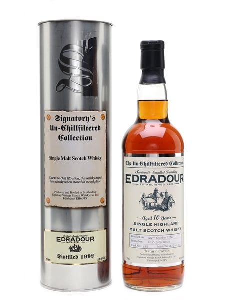 Edradour 1992 10 Year Old Bottled 2003 - Signatory Vintage 70cl / 46%