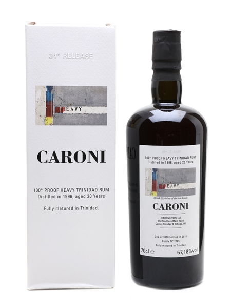 Caroni 1996 100 Proof Heavy Rum 20 Year Old - Velier 70cl / 57.18%