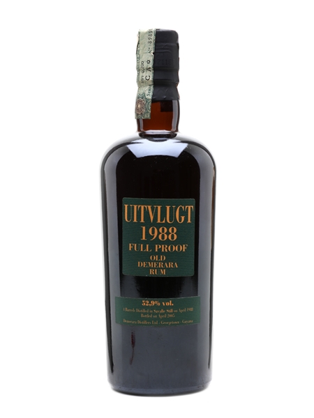 Uitvlugt 1988 Full Proof Demerara Rum 17 Year Old - Velier 70cl / 52.9%