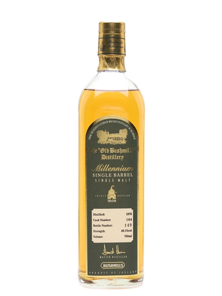 Bushmills 1975 Millennium Cask Number 164 70cl / 49.1%