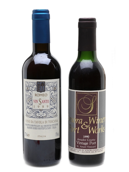 Vin Santo 1989 & California Fortified 1990 Sweet Wines 75cl / 16.5%