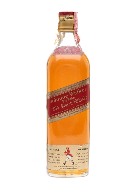 Johnnie Walker Red Label Bottled 1970s - Wax & Vitale 75cl / 40%