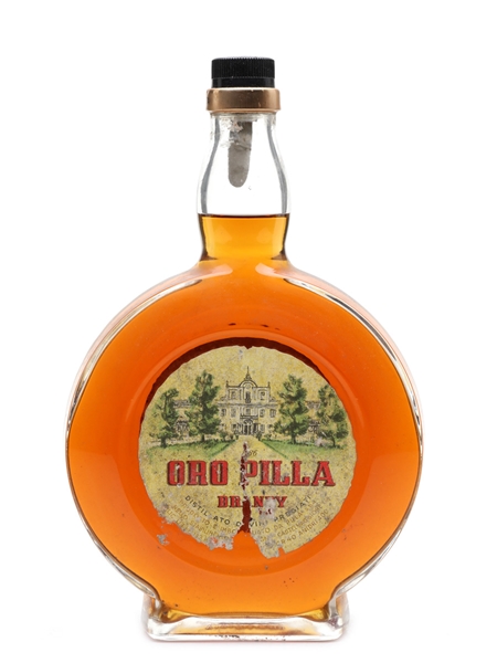 Oro Pilla Brandy Bottled 1970s 100cl / 40%