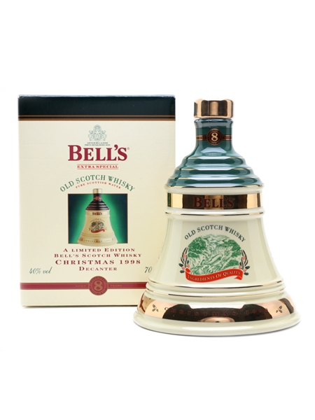 Bell's Decanter 8 Year Old Christmas 1998 Ceramic Decanter 70cl / 40%