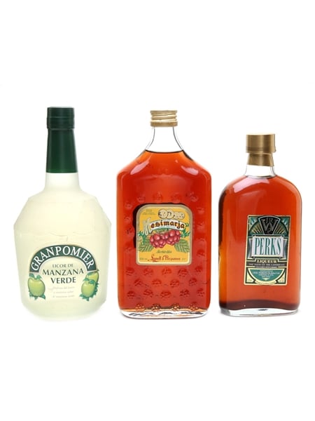 Assorted Liqueurs Granpomier, Mesimarja, Perks 70cl, 50cl, 37.5cl