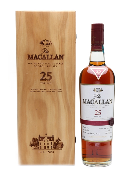 Macallan 25 Year Old Sherry Oak 70cl / 43%