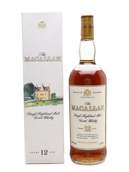 Macallan 12 Year Old Bottled 1980s 100cl / 43%