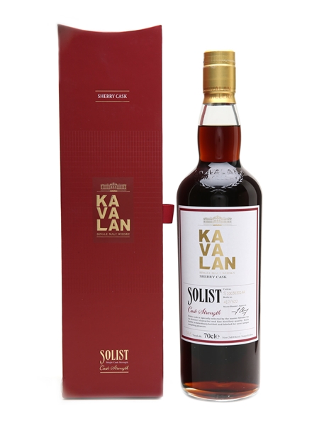 Kavalan Solist Sherry Cask Distilled 2010, Bottled 2016 70cl / 58.6%