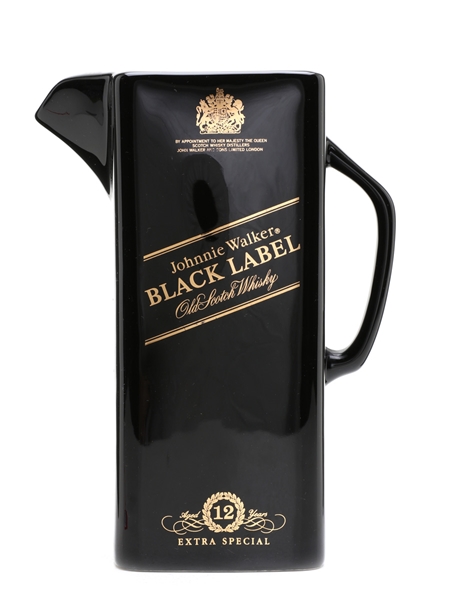 Johnnie Walker Black Label Wade Large Ceramic Water Jug 