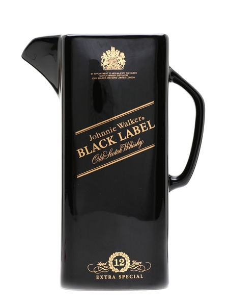 Johnnie Walker Black Label Wade Large Ceramic Water Jug 