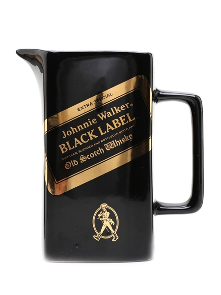 Johnnie Walker Black Label Large Seton Ceramic Water Jug 