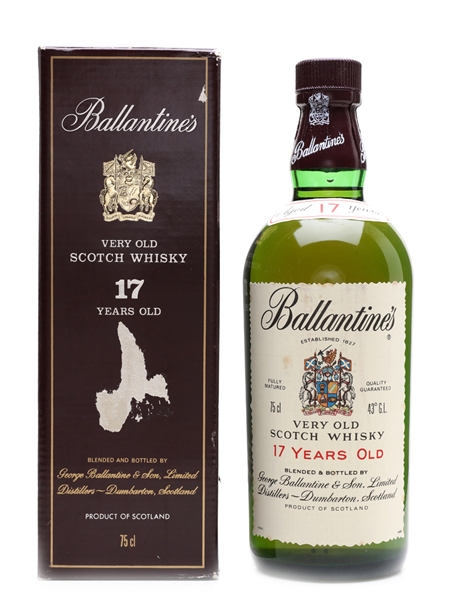 Ballantine's 17 Year Old Bottled 1980s 75cl / 43%