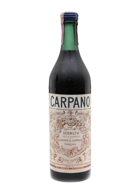 Carpano Vermouth Bottled 1960s 100cl / 16.5%