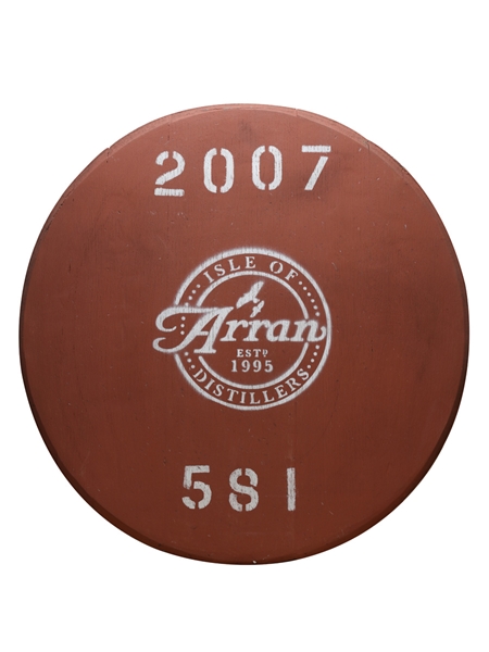 Arran 2007 Cask End Number 581 