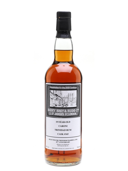 Caroni 19 Year Old Cask #165 Berry Bros & Rudd - The Whisky Barrel 10th Anniversary 70cl / 55%