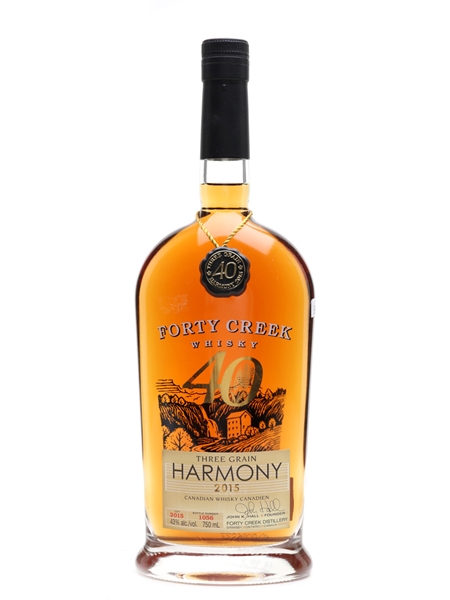 Forty Creek Three Grain Harmony 2015 Release 75cl / 43%