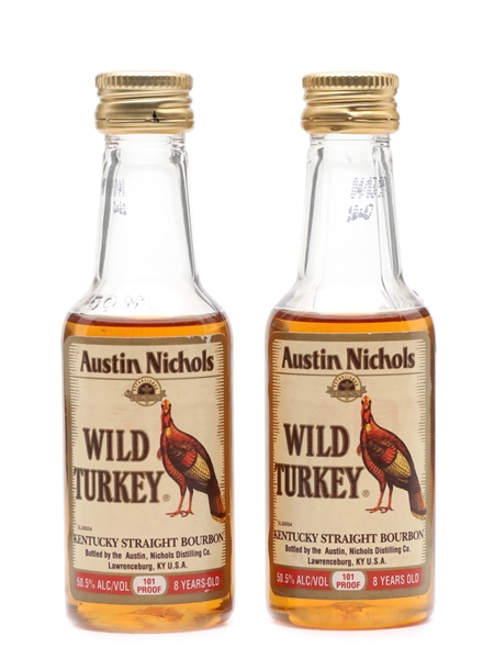 Wild Turkey 101 Proof 8 Year Old  2 x 5cl / 50.5%