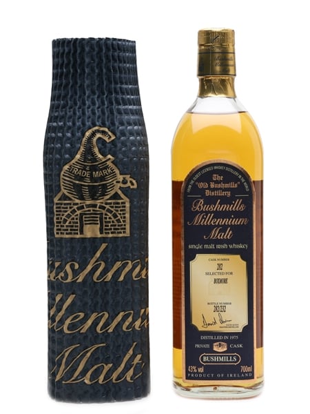 Bushmills 1975 Millennium Private Cask Number 282 70cl / 43%