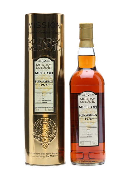 Bunnahabhain 1978 30 Years Old Murray McDavid - Mission 70cl / 53.1%