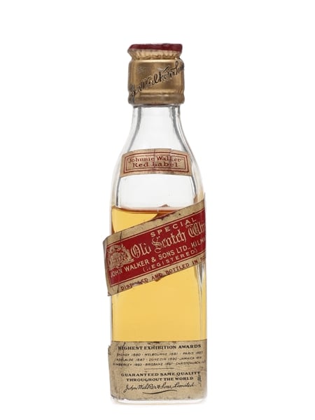 Johnnie Walker Red Label Bottled 1930s 5cl / 40%