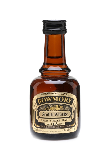 Bowmore 12 Year Old Bottled 1980s 5cl / 40%