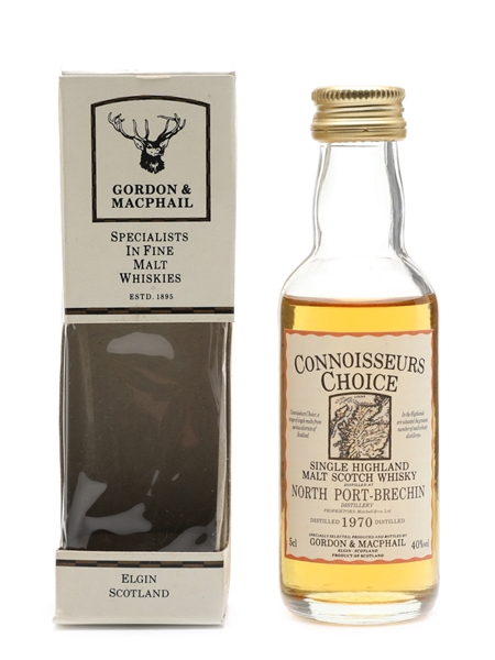 North Port Brechin 1970 Connoisseurs Choice Bottled 1990s - Gordon & MacPhail 5cl / 40%