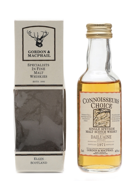 Dailuaine 1971 Connoisseurs Choice Bottled 1990s - Gordon & MacPhail 5cl / 40%