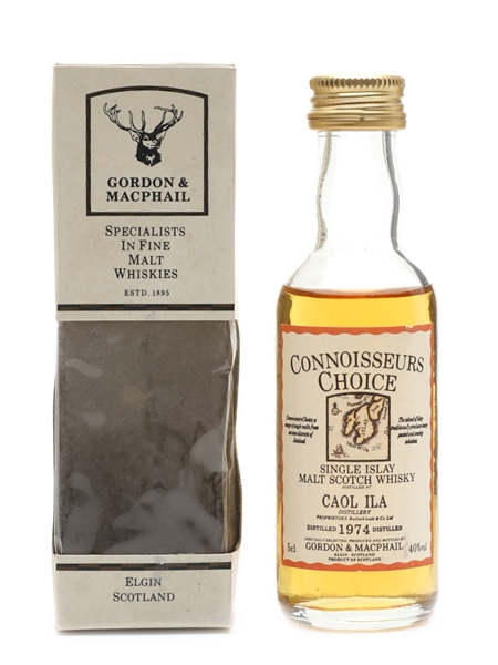 Caol Ila 1974 Connoisseurs Choice Bottled 1990s - Gordon & MacPhail 5cl / 40%