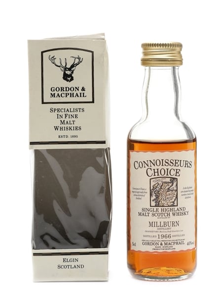 Millburn 1966 Connoisseurs Choice Bottled 1990s - Gordon & MacPhail 5cl / 40%