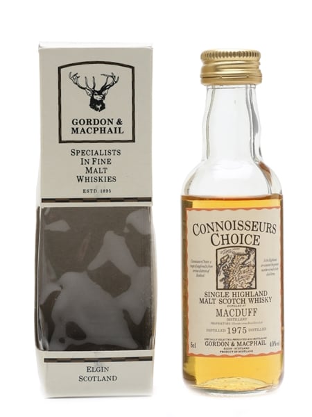 Macduff 1975 Connoisseurs Choice Bottled 1990s - Gordon & MacPhail 5cl / 40%