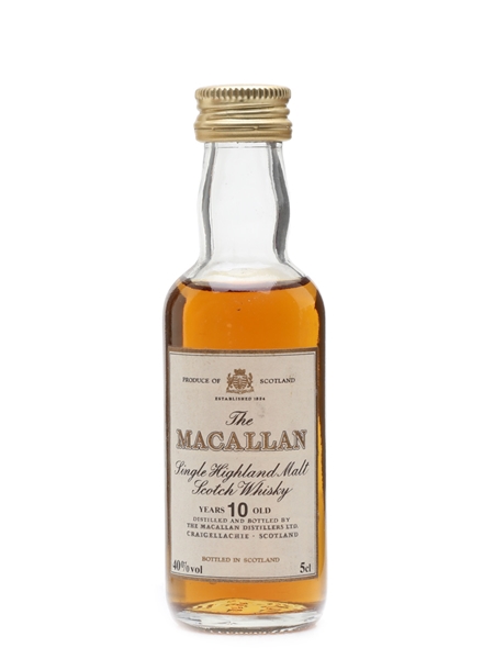 Macallan 10 Year Old Bottled 1990s 5cl / 40%