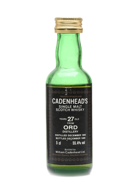 Ord 1962 27 Year Old Cadenhead's 5cl / 55.4%