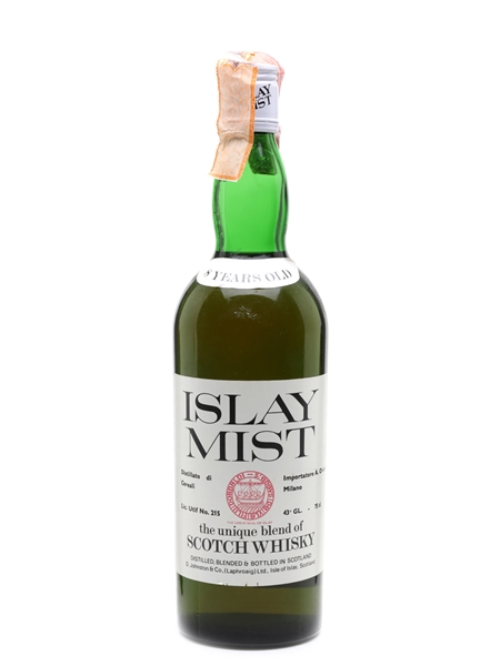 Islay Mist 8 Year Old Bottled 1970s - D Johnston & Co (Laphroaig) 75cl / 43%