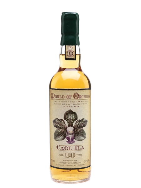 Caol Ila 1983 Bourbon Cask 30 Year Old - World Of Orchids 70cl / 52.9%