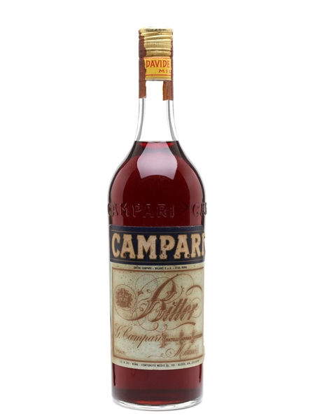 Campari Bitter Bottled 1960s 100cl / 25%