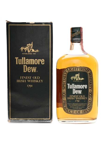 Tullamore Dew Specially Light Bottled 1980s - Spirit 75cl / 40%