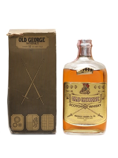 Old George 12 Year Old Bottled 1960s - Italfiltess Import 75cl / 43%