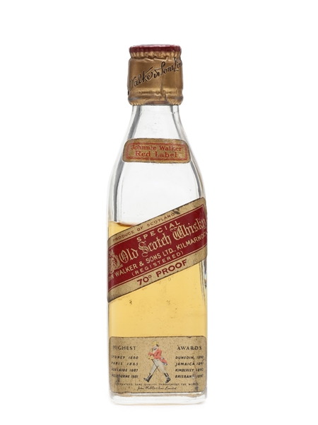 Johnnie Walker Red Label Bottled 1940s-1950s 5cl / 40%