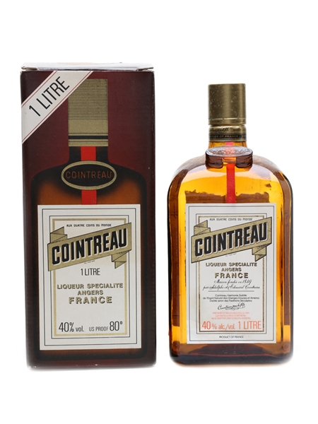 Cointreau Liqueur Bottled 1980s 100cl / 40%