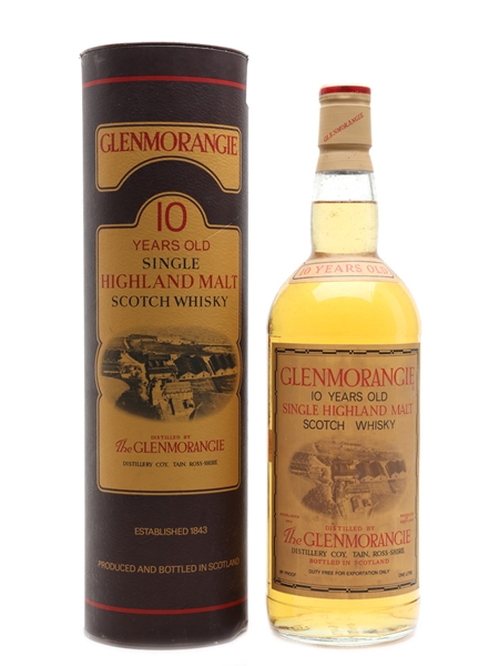 Glenmorangie 10 Year Old Bottled 1980s 100cl / 43%