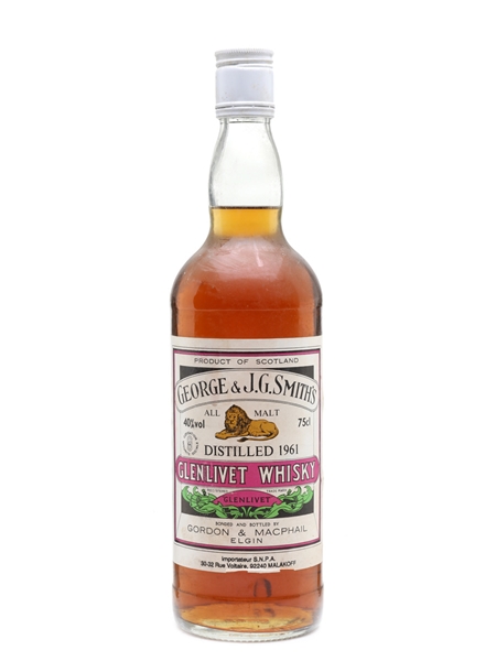 Glenlivet 1961 Bottled 1980s - Gordon & MacPhail 75cl / 40%