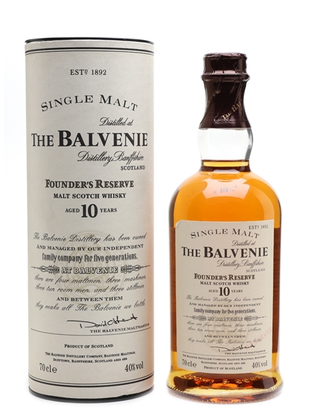 Balvenie 10 Year Old Founder's Reserve 70cl / 40%