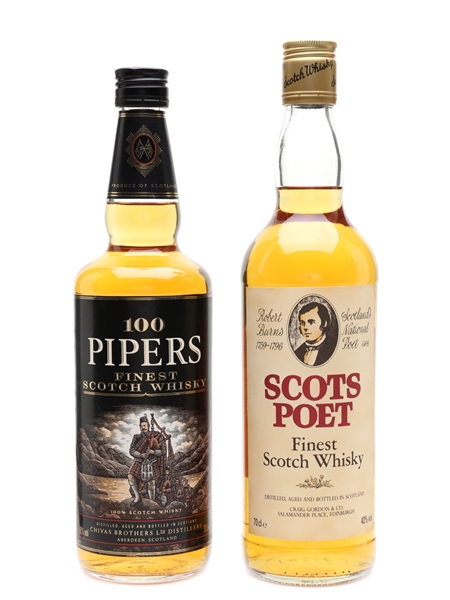 Scots Poet & 100 Pipers  2 x 70cl / 40%